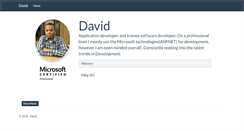 Desktop Screenshot of davidsimpande.com
